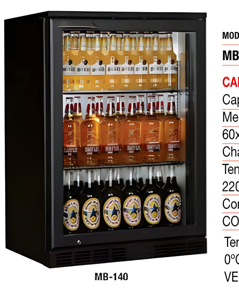 Minivitrina Refrigeración Puerta Cristal MB
