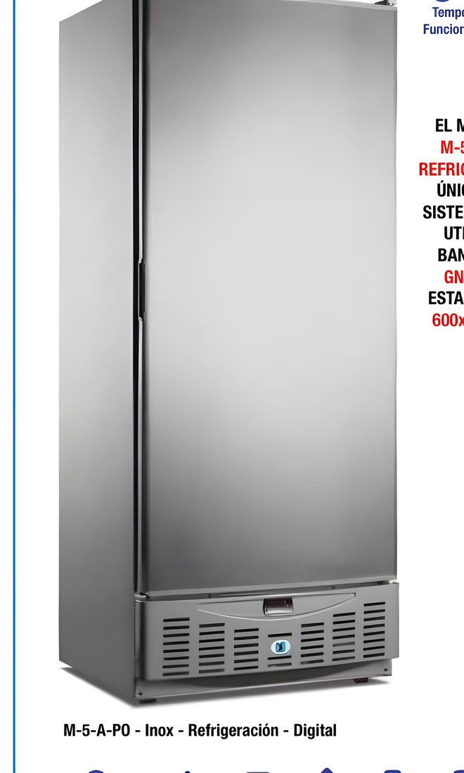 Armario de Refrigeración o Congelación Serie 500 Inox GN-2/1