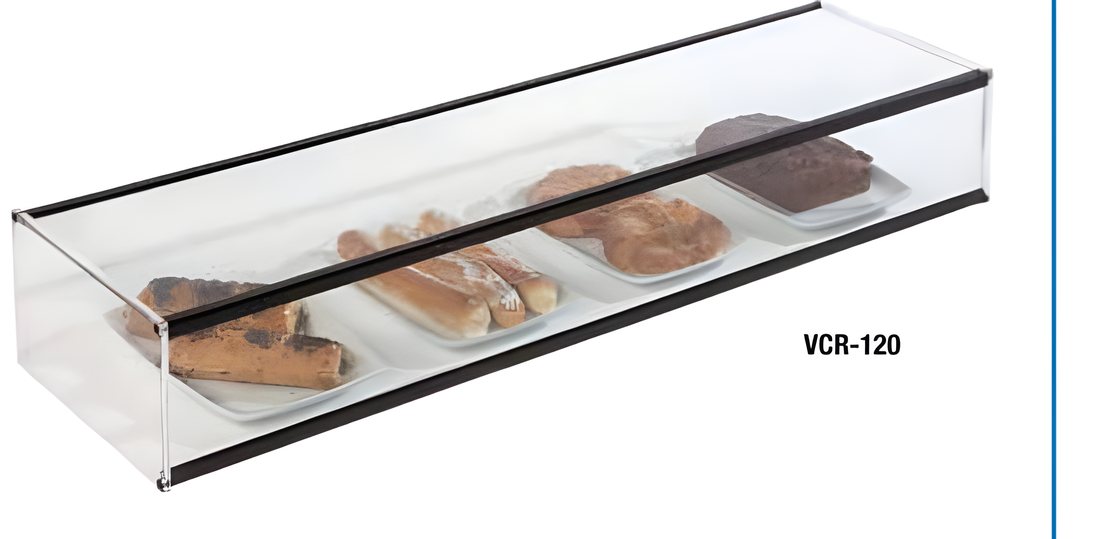 Vitrina Neutra Cristal Recto sobre Mostrador VCR